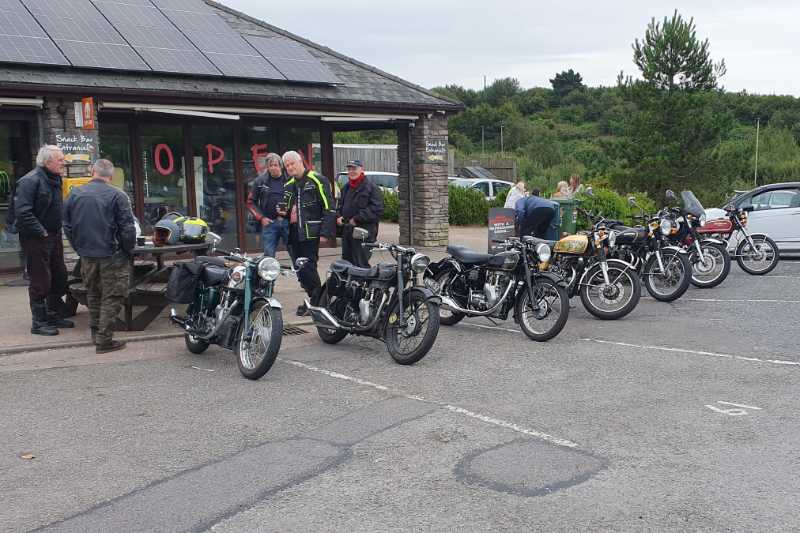 The start at Caerphilly mountain