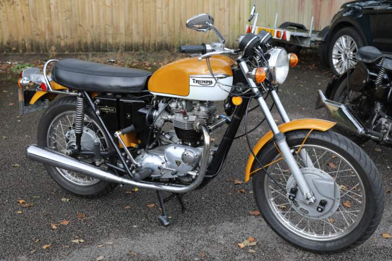 Our Bryn's Bonneville